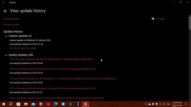 Windows 10 22H2 Fails to install KB5034441 ignore for now fix will be there soon смотреть онлайн