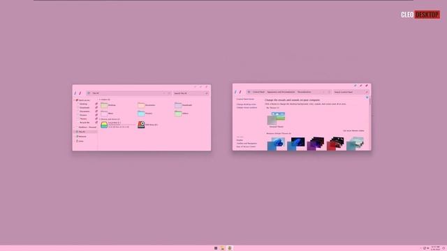 UDI DA PINK Theme For Windows 11 смотреть онлайн