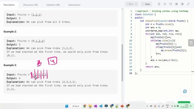 904. Fruit Into Baskets | Sliding Window | Hashing | Daily Leetcode Challenge смотреть онлайн