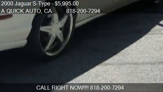 2000 Jaguar S-Type 3.0 - for sale in North Hollywood, CA 916 смотреть онлайн
