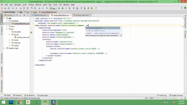 Building Basic Camera Application in Android Studio смотреть онлайн