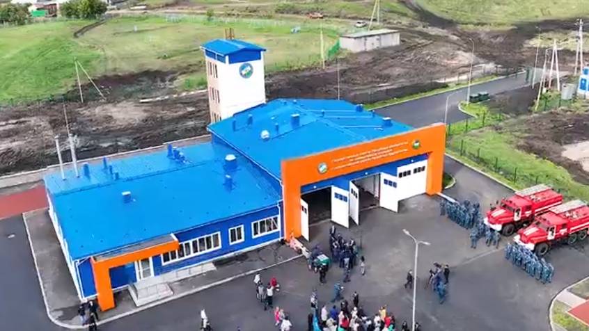 Открытие пожарного депо в селе Сайраново Ишимбайского района смотреть онлайн