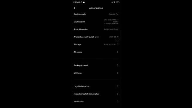 MIUI 11 on Xiaomi Mi A2 Lite смотреть онлайн