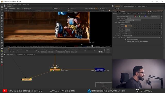 DO DEFOCUS LIKE A PRO IN NUKE | NEW BOKEH NODE | VFX VIBE смотреть онлайн
