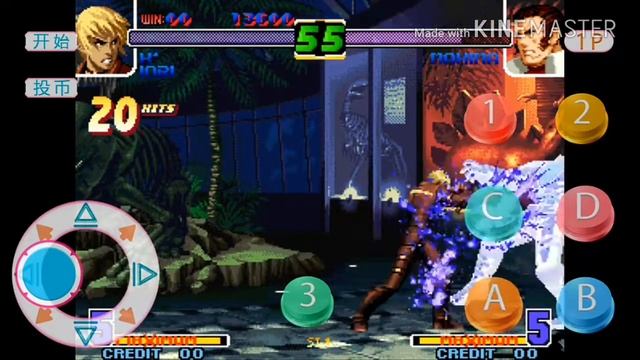 THE KING OF FIGHTERS 2002 magic plus fba4droid game play смотреть онлайн