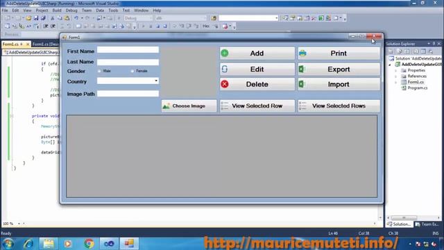 C# GUI TUTORIAL #6 (ADD, UPDATE, DELETE) - How To Add Image From Picturebox To Datagridview смотреть онлайн