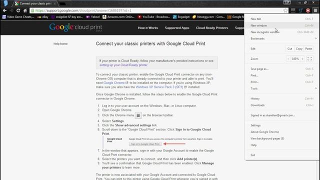 How to use Google Cloud Print (Print from Android or iOS) смотреть онлайн
