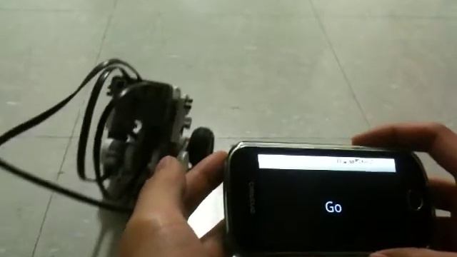 Controlling a LegoMindstorm with a Galaxy A (Android phone) смотреть онлайн