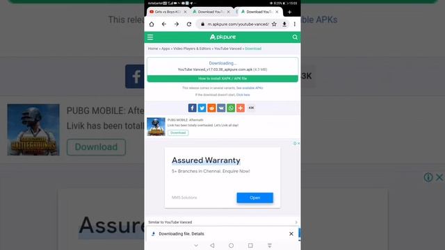 how to solve error 404 in YouTube vanced check out and easy by flipa creations смотреть онлайн