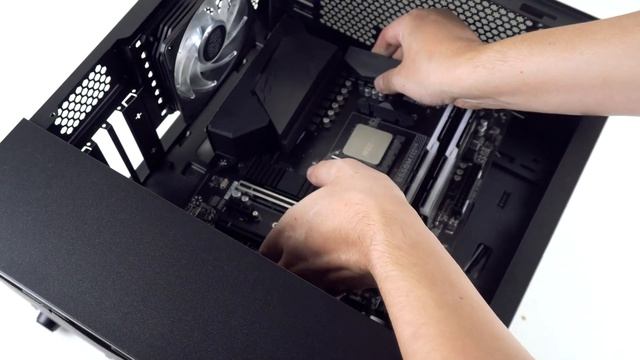 RAKIT PC Ukuran MicroATX Feat. Cooler Master MB400L смотреть онлайн