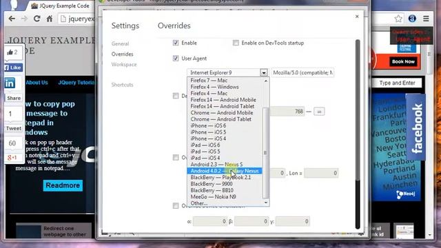 How to use Desktop Google Chrome browser as a Mobile Browser (Android, IOS or Black Barry) смотреть онлайн