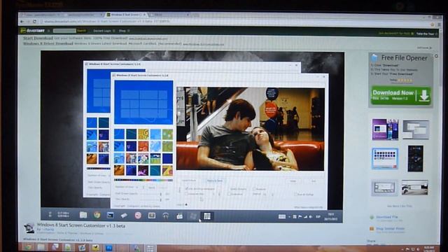 Windows 8 Start Screen Customizer смотреть онлайн