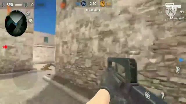 CS GO game. gameplay in mobile by MOIS смотреть онлайн