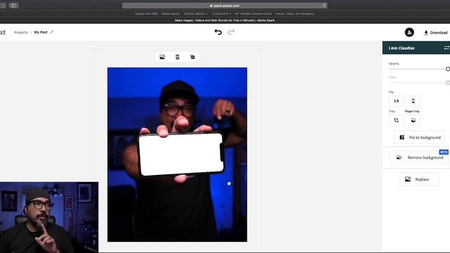 How to Create Overlay in Photoshop and Import to Adobe Spark Post смотреть онлайн