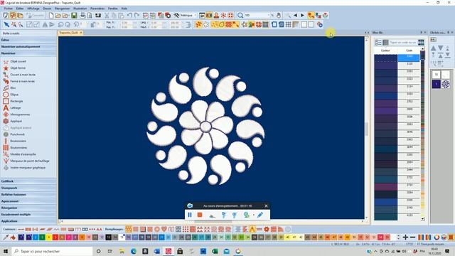Tuto Bernina Embroidery Software 8: arrière plan смотреть онлайн