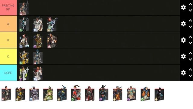 Apex Legends: Solo queue ranked legend tier list смотреть онлайн