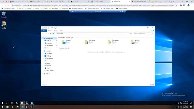 Hyper V Live Migration Demo on Windows Server 2019 смотреть онлайн