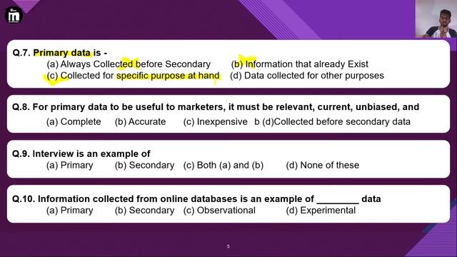 Collection of Data | Most Important MCQs | Lec #09 | #statistics series | Class 11/BA/BCOM/BSC смотреть онлайн