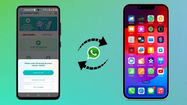 【No PC】 Transfer WhatsApp Between Android and iPhone |WhatsApp Transfer 2024 смотреть онлайн