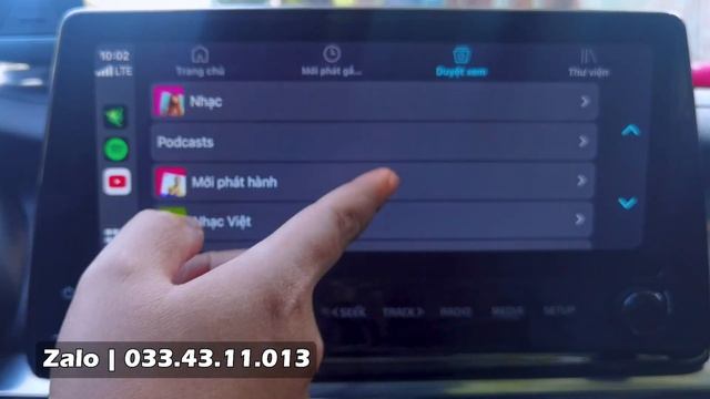 iPhone 6s Xem Youtube, Tivi, Bóng Đá, Phim... Trên Carplay смотреть онлайн