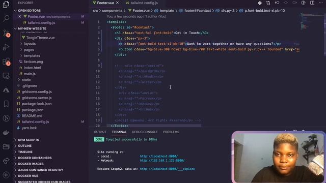 Building out my Portfolio with Gridsome and TailwindCSS смотреть онлайн