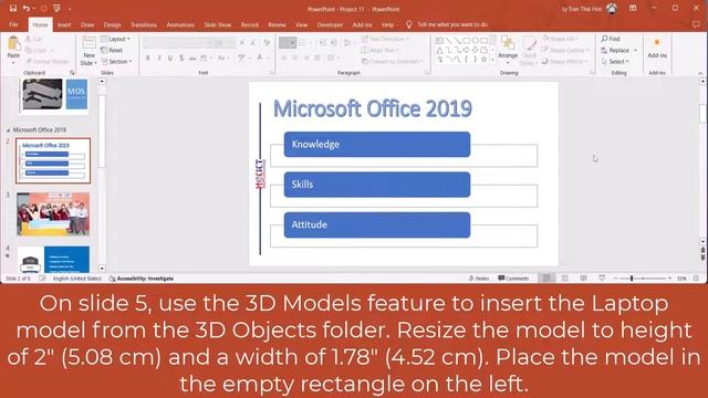 Project 11: MOS (Office 2019) | MOS PowerPoint 2019/365 (MO-300) Practice Exam смотреть онлайн