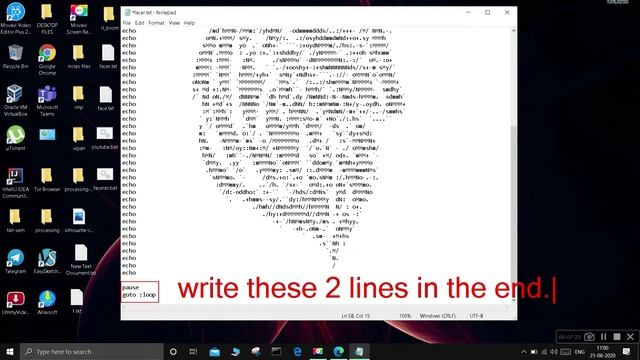 How to display images in command prompt|| Batch File (ASCII-ART) смотреть онлайн