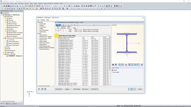 KB 000466 | Расчет подвесных кранов программе CRANEWAY