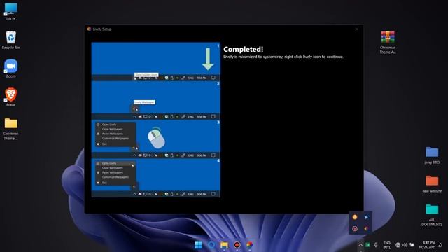 Christmas Theme Awesome Look For Windows 11 and 10🎄 смотреть онлайн