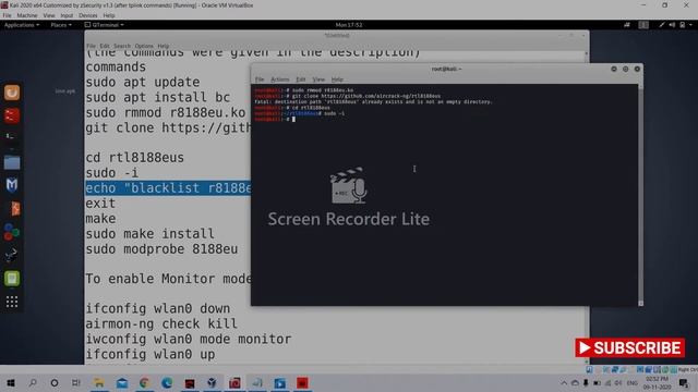 How to enable monitor mode in tplink TL-WN722N adapter in kali linux смотреть онлайн
