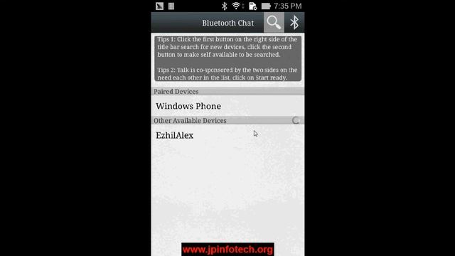 Bluetooth based chatting system using android смотреть онлайн
