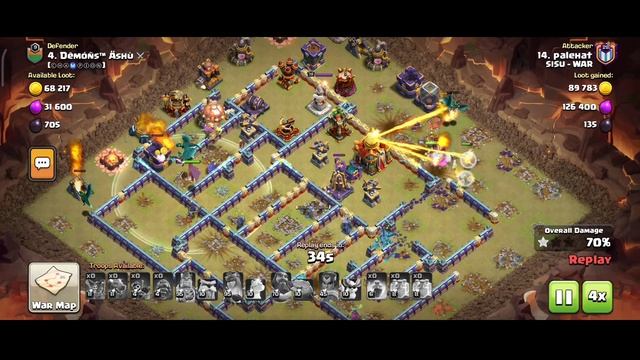 ONLY 1*Back TO Back Stars Most powerfull CWL MY base with proof TH16 base link clash of clans смотреть онлайн
