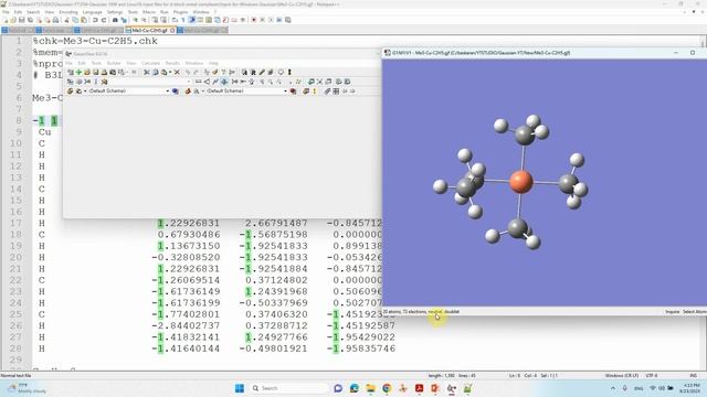 How to prepare input file for Gaussian Calculation | for Linux and Windows Machine смотреть онлайн