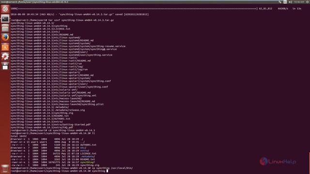 How to install Synthing to Sync files/folders between systems смотреть онлайн