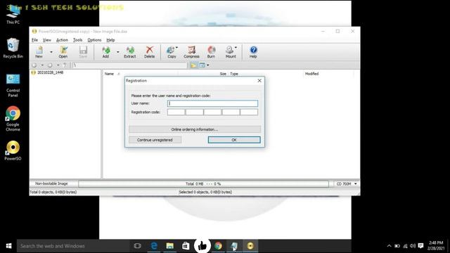 How to install Power ISO software with Registration code in Telugu | 3in1 S&H TECH SOLUTIONS | смотреть онлайн