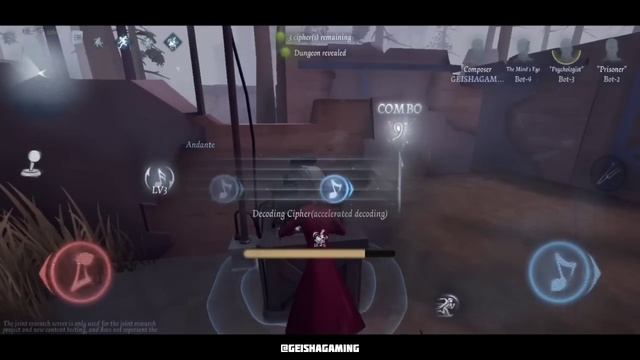 NEW SURVIVOR COMPOSER GAMEPLAY! Contain Type? Identity V Test Server смотреть онлайн