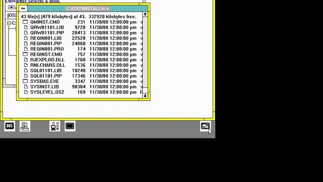 Running IBM OS/2 with help from PCem v17 смотреть онлайн