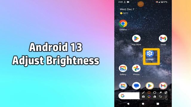 Adjust screen brightness android 13 смотреть онлайн