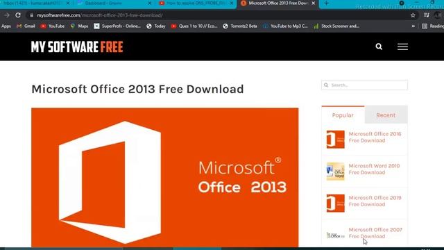 How to download Microsoft office for free in Laptop/PC смотреть онлайн