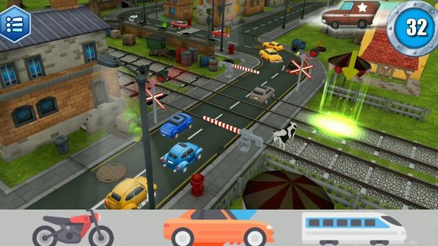 Railroad Crossing Train Simulator #10 Easy Mode-Level 3 (Perlintasan Kereta Api) - Android Gameplay смотреть онлайн
