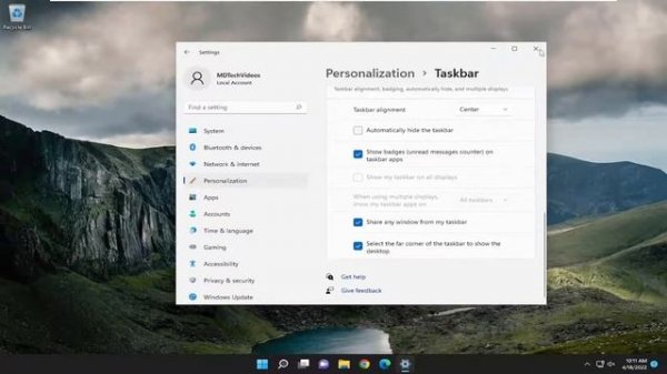 How to Customize Windows 11 Taskbar [Tutorial]
