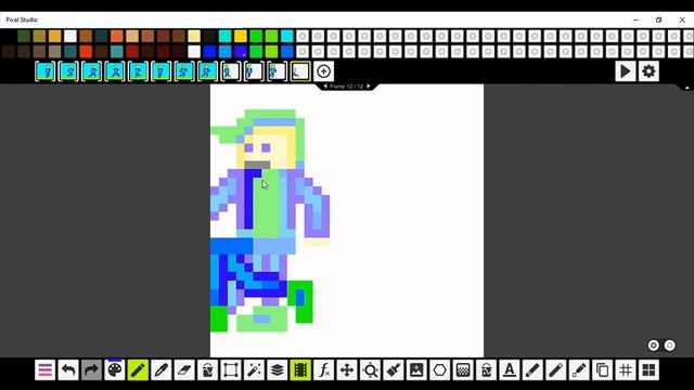 VIDEO LANJUTAN DARI VIDEO SEBELUMNYA. CARA MEMBUAT ANIMASI PIXEL DI PIXEL STUDIO - PART#3 смотреть онлайн