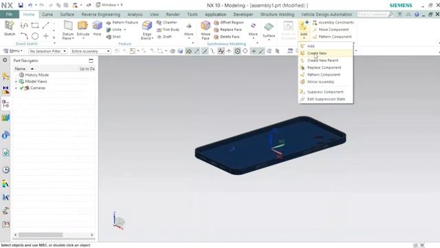 Siemens NX 3D Modelling How To Draw - Apple iPhone 12 Pro #PART_3 смотреть онлайн