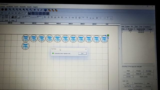 Как гравировать массив заготовок самым быстрым методом на лазерном CO2 станке с контроллером #RuiDa? смотреть онлайн