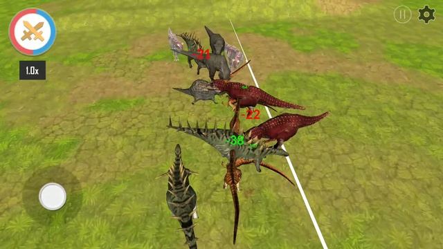 Jurassic Epic Dinosaur Battle Simulator Dino World - Android Gameplay смотреть онлайн