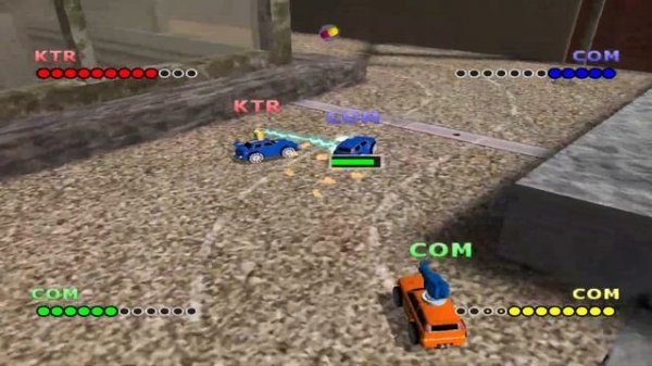 Micro Machines V4 Battle Gameplay (PC) - Rooftop (4/25)