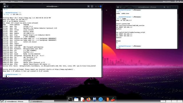 Exploiting SAMBA Badlock Vulnerability on Metasploitable Linux смотреть онлайн