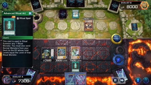 Red Eyes Darkness Dragon vs Blue-Eyes White Dragon - YUGIOH Master Duel Gameplay смотреть онлайн