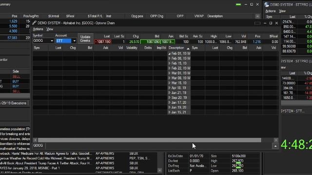 How to navigate the Options Chain & Options Order Entry Windows on our Sterling Trader® Pro Platfor смотреть онлайн