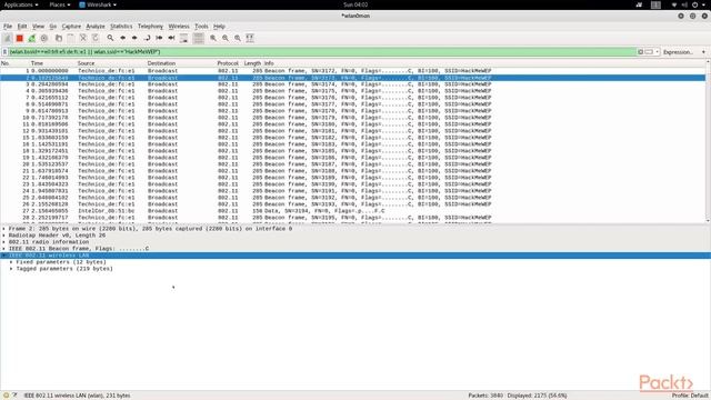 Kali Linux Advanced Wireless Penetration Testing: Wireshark – Capturing Traffic|packtpub.com смотреть онлайн